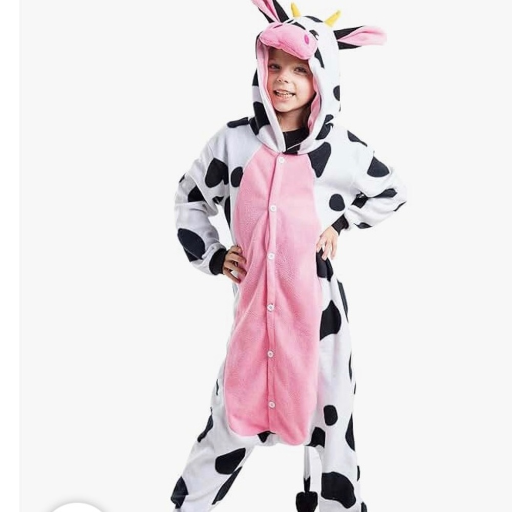 Halloween Costume Kids Cow
